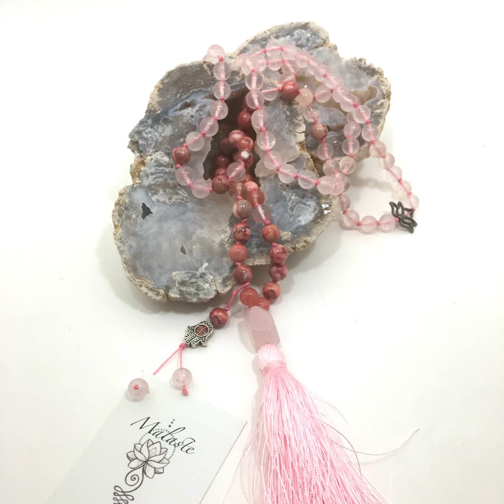 Rose Quartz Mala